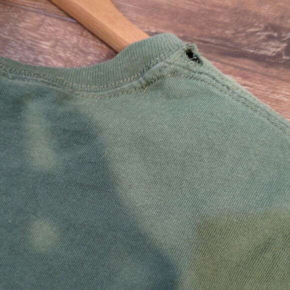 VTG Gildan Owl Nature Adult Small Shirt Boho Hippie Moon Tree Stars Witch Potter - Picture 6 of 8